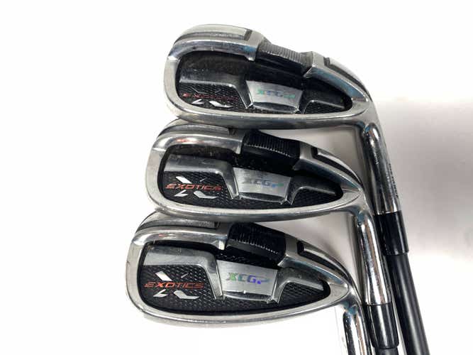 Tour Edge XCG7 Iron Set 8-PW Fujikura Fuel Exotics 50g Regular Graphite Mens RH
