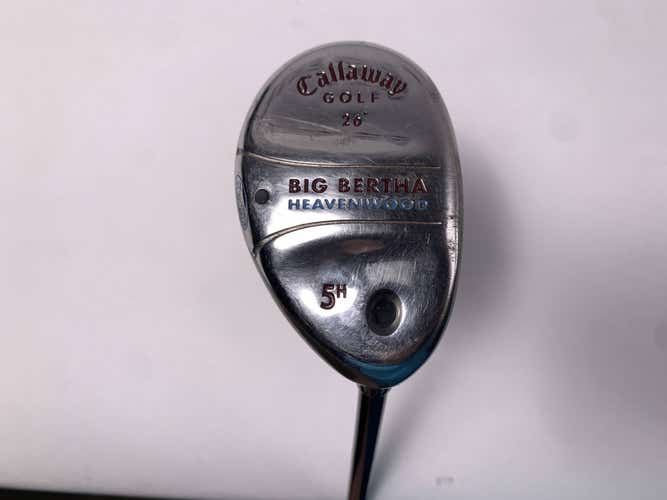 Callaway Big Bertha Heavenwood 5 Hybrid 26* Gems 55w 55g Ladies Womens RH