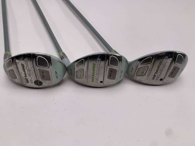 Cobra Baffler T-Rail Hybrid Set 4 5 6 25* 28* 31* Tour AD Ladies Womens RH