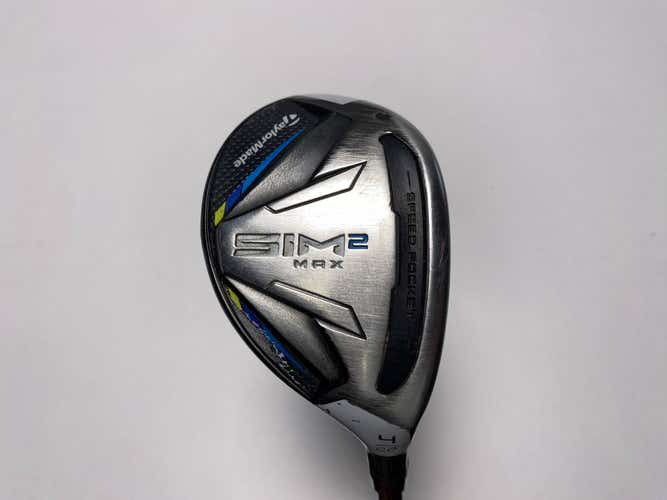 TaylorMade SIM2 MAX Rescue 4 Hybrid 22* Fujikura Ventus Blue 7S 70g Stiff  RH