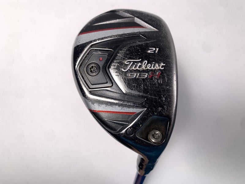 Titleist 913 H 4 Hybrid 21* Diamana Blue 72g Stiff Graphite Mens RH Midsize Grip