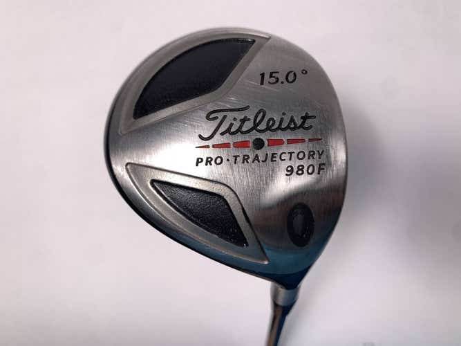 Titleist 980 F 3 Fairway Wood 15* 4375 Regular Graphite Mens RH