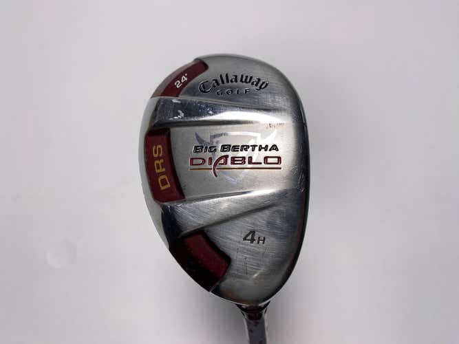 Callaway X DRS 4 Hybrid 24* 60g Regular Graphite Mens RH