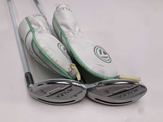 TaylorMade Kalea Ladies 5 & 6 Hybrid Set 27* 30* Kalea 45g Ladies Womens RH HC