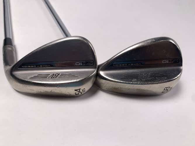 Titleist Vokey SM10 Chrome Wedge Set 54* 10 58* 14 WedgeWorks Steel Mens RH