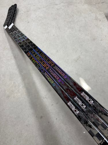 3 PACK 75 Flex P88 Senior CCM RibCor Trigger 9 Pro Right Hand Hockey Stick Pro Stock (New)