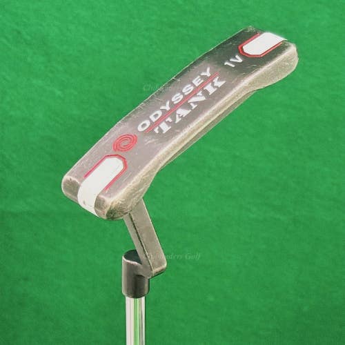 LH Odyssey Tank 1V Versa 36.25" Plumber's-Neck Blade Putter w/ Super Stroke