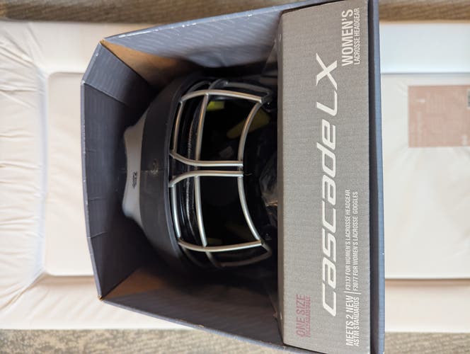 Black/Grey Cascade LX Headgear (New)