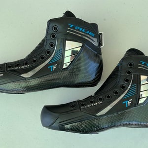 NHL Return True TF Custom Size 9 Goalie Skates  Cale Morris Chicago Wolves Pro Stock 55966