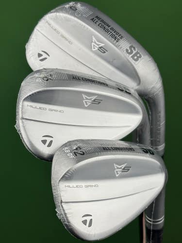 TaylorMade 2025 MG5 Wedge Set Right Hand 52-09*, 56-12*, 60-10* Steel RH NEW!