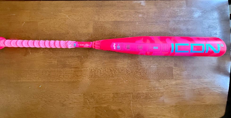 2025 Rawlings Icon Electric Unicorn Composite USSSA Certified Bat (-8) 23 oz 31" (Used)