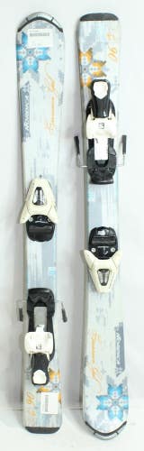 Nordica Cinnamon Girl Kids Skis with Bindings - 90 cm Used