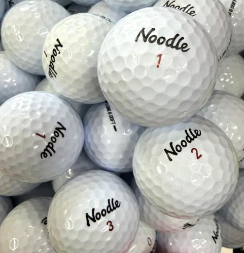 50 Premium AAA Noodle Used Golf Balls...Asst. Models