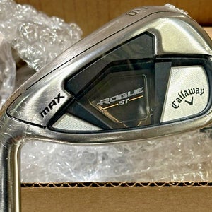 Callaway Rogue ST Max Iron Set LEFT Hand 5-PW Graphite Tensei AV Regular LH NEW