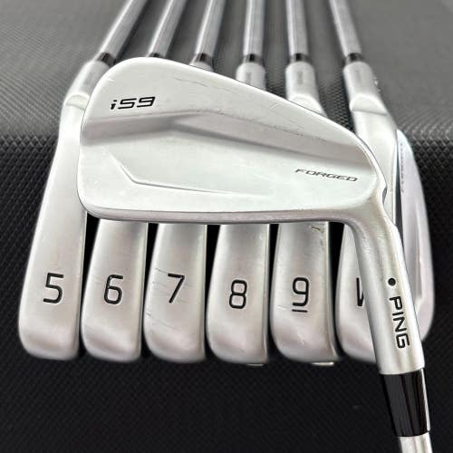 PING I59 IRON SET 4-W BLACK DOT