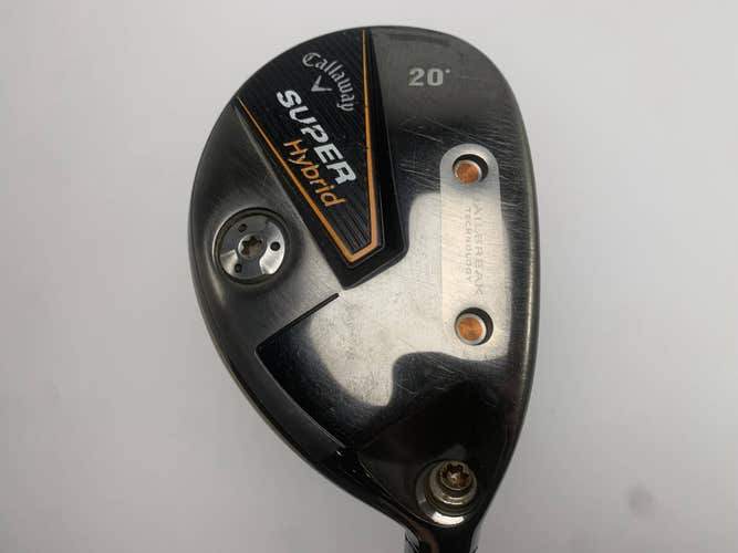 Callaway Super 3 Hybrid 20* AeroTech SteelFiber hls780 F2 Senior RH Midsize Grip