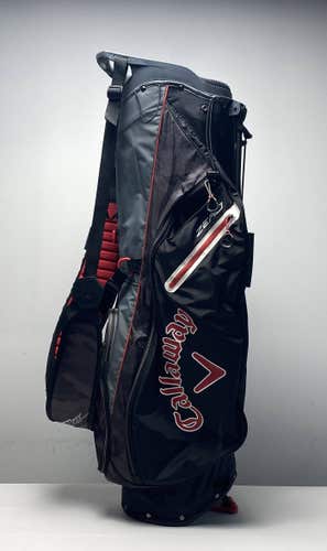Callaway Zero Stand Bag Black 4-Way Divide Dual Strap Golf Bag