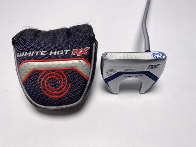 Odyssey White Hot RX V-Line Fang Putter 35" Mens RH HC