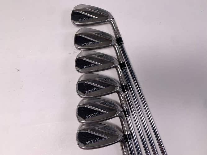TaylorMade Stealth Iron Set 5-PW KBS Max MT 85g Stiff Steel Mens RH