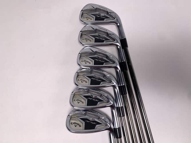 Callaway Apex 19 Iron Set 5-PW UST Mamiya Recoil Prototype 95 F4 95g Stiff RH