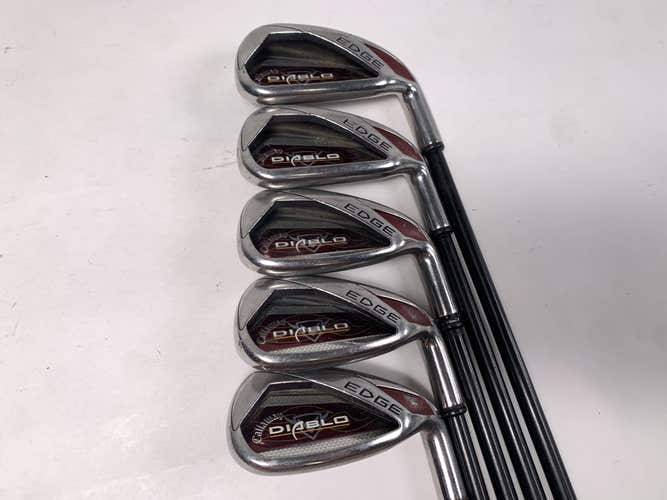 Callaway Diablo Edge Iron Set 6-PW 75g Regular Graphite Mens RH
