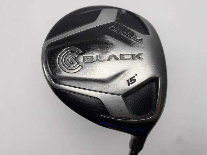 Cleveland Black 3 Fairway Wood 15* Bassara E42x5ct 42g Regular RH DENT