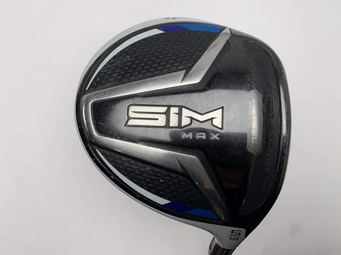 TaylorMade SIM MAX 5 Fairway Wood 18* Fujikura Ventus Blue 5A Senior RH