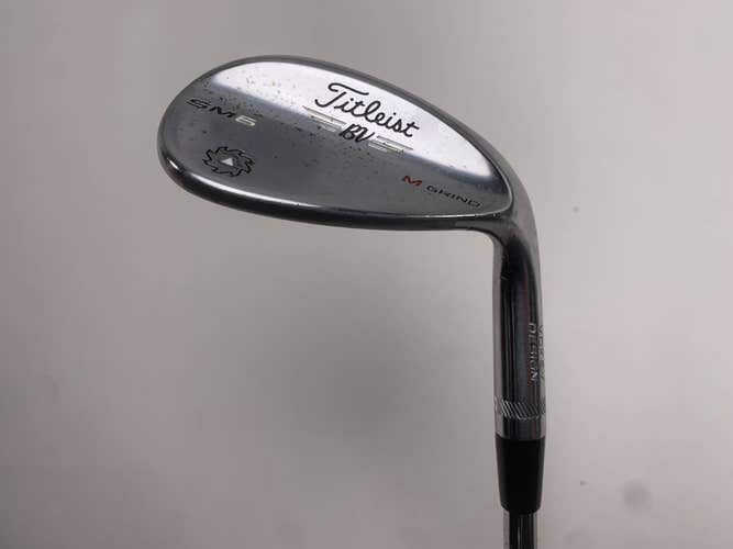 Titleist Vokey SM6 Tour Chrome Sand Wedge SW 56* 8 Bounce M-Grind Wedge RH