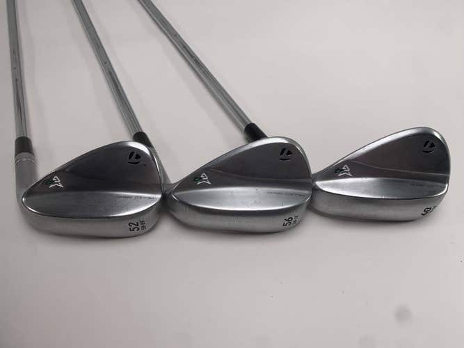 TaylorMade Milled Grind 4 Chrome Wedge Set 52* 9 | 56* 12 | 60*10 Tour XStiff RH