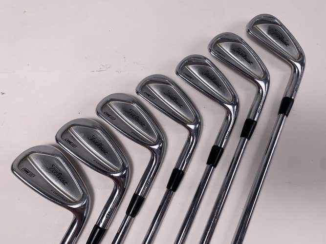 Titleist 716 CB Iron Set 4-PW True Temper Dynamic Gold S300 Stiff Steel Mens RH