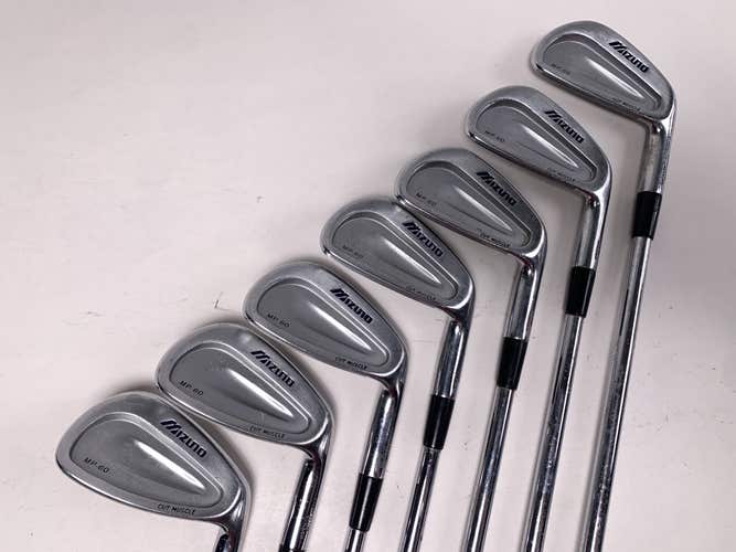 Mizuno MP 60 Iron Set 3-PW TT Dynamic Gold R300 Regular Steel Mens RH NO 7 IRON