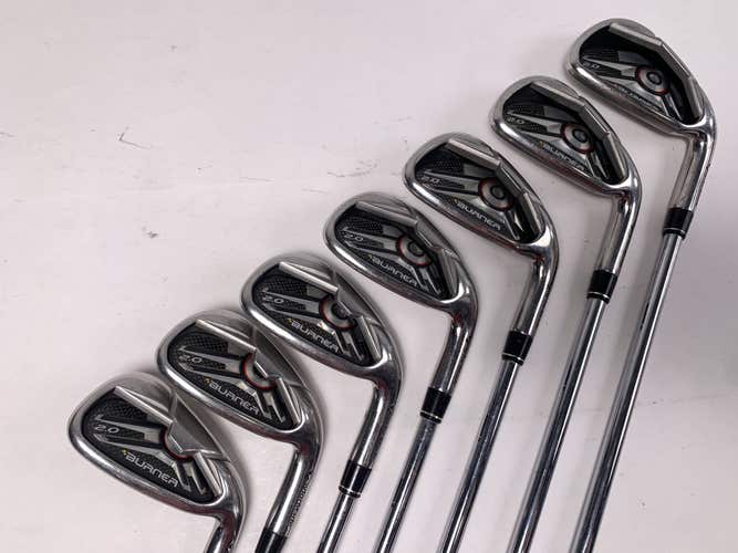 TaylorMade Burner 2.0 Iron Set 4-PW+AW SuperFast 85g Regular Steel RH NO 7 IRON
