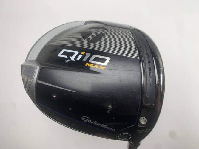 TaylorMade Qi10 MAX Driver 12* Fujikura Speeder NX 50g Stiff Graphite Mens RH