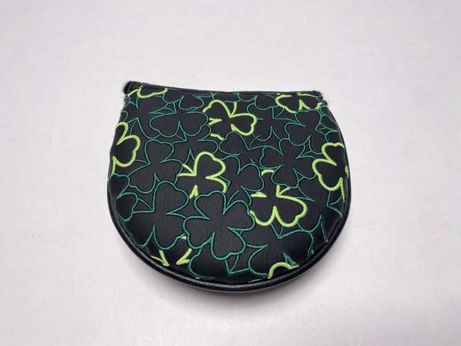 Scotty Cameron Feeling Lucky Custom Shop Mallet Putter Headcover Black Green HC