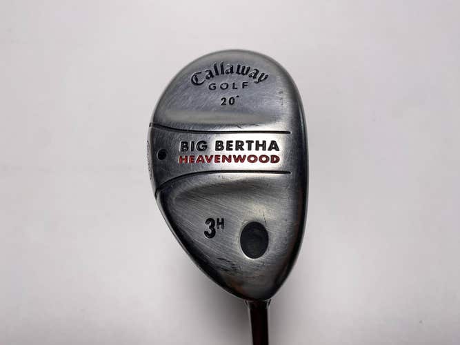 Callaway Big Bertha Heavenwood 3 Hybrid 20* RCH 75w Regular Graphite Mens RH
