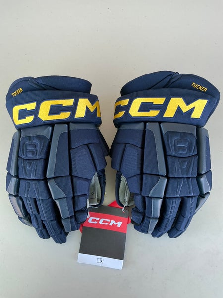 CCM HGCL Pro Stock 14" Hockey Gloves Blues 40372
