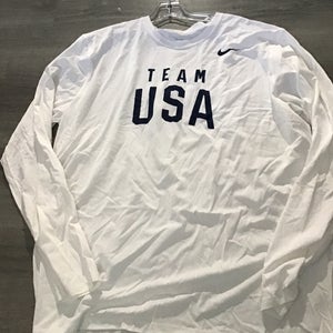 Team USA White Nike Men's 2XL Nike Longsleeve (New)