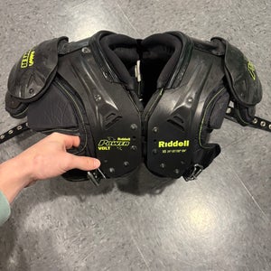 XS Adult Riddell Power Volt Shoulder Pads (Used)
