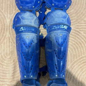 Blue Youth All Star LG79PS Catcher's Leg Guard (Used)