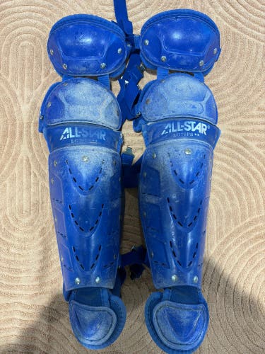 Blue Youth All Star LG79PS Catcher's Leg Guard (Used)