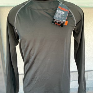 Shock Doctor Compression Hockey Long Sleeve Shirt With Integrated Neck Guard (New) 9736