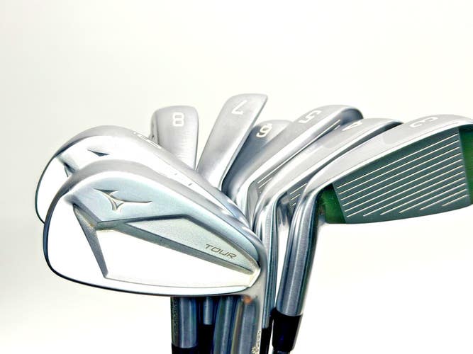 Mizuno JPX 919 Tour 5-PW & MP-18 MMC Fli-Hi 3-4 Iron Set PX LZ 6.0