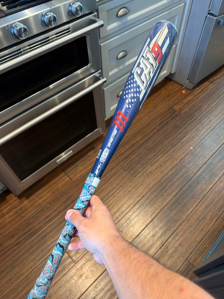 2021 Marucci CAT9 Alloy USSSA Certified Bat (-10) 18 oz 28" (Used)