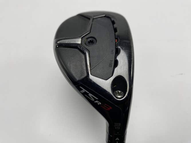 Titleist TSR3 3 Hybrid 19* HZRDUS 6.0 Gen 4 Dual Torsional Black 80g Stiff RH