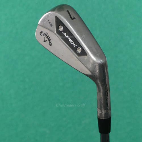 Callaway Apex MB Forged '24 Raw Single 7 Iron KBS Tour FLT 130 Steel Extra Stiff