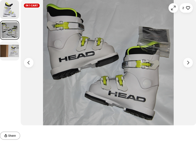 NEW HEAD NEW HEAD Raptor 40 Junior ski boots ski boots 18.5 size mondo