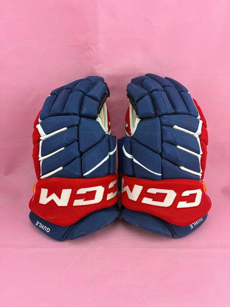 Canadiens CCM Pro Model Kaiden Guhle Pro Stock Gloves 14"