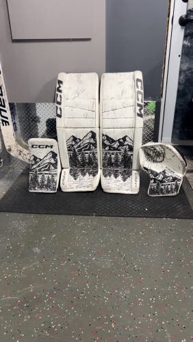 Custom CCM EFlex 6 all out Goalie Full Set