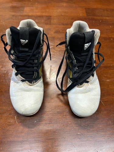 Unisex 3Y (Big Kids / Youth) Adidas High Top Molded Cleats (Used)