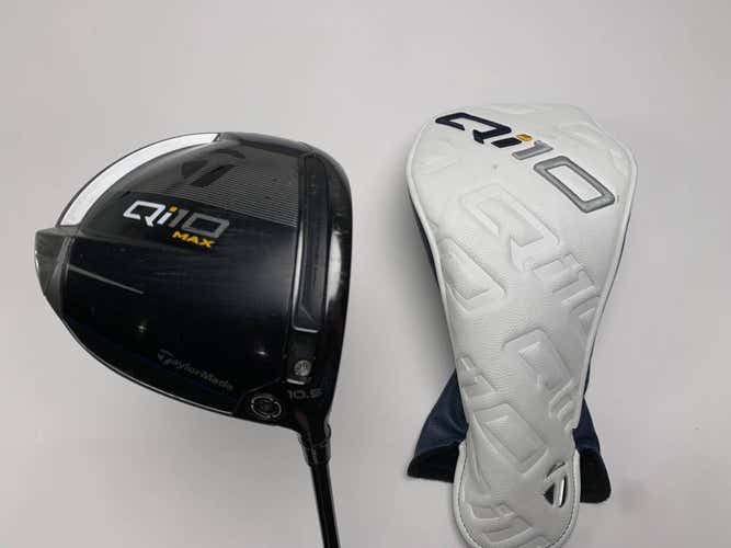 TaylorMade Qi10 MAX Driver 10.5* HZRDUS 6.0 Gen 4 Dual Torsional Stiff  RH HC